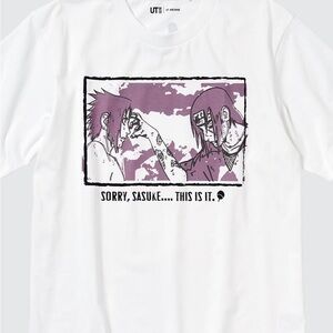 Uniqlo UT Archive Naruto collection. Sasuke and Itachi t-shirt. Size medium.